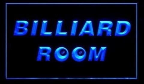 8 ball Billiard Room LED Neon Sign